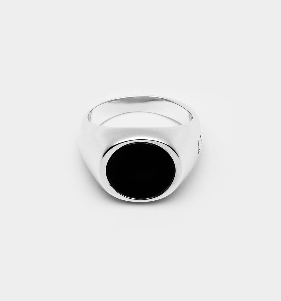 Oslo Rund Onyx Ring - Leo Chevon